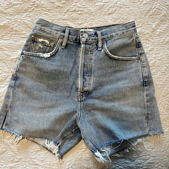 Agolde Dee Super High Rise Short in Epic - Picture 3 of 6